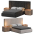 Cama y mesitas de noche Casaspace Walvia - Jasurbek