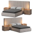 Cama y mesitas de noche Casaspace Walvia - Jasurbek