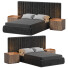 Cama y mesitas de noche Casaspace Walvia - Jasurbek