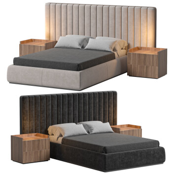 Ліжко та тумбочки Casaspace Walvia