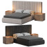 Cama y mesitas de noche Casaspace Walvia - Jasurbek
