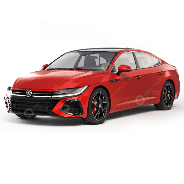 Coche Volkswagen Arteon R Fastback 2022 Modelo 3D