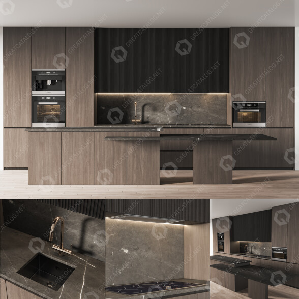 Cuisine Set 037 modèle 3D