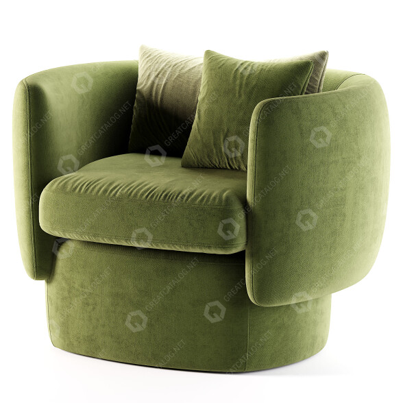 Armchair Kardiel Swagger 3D model