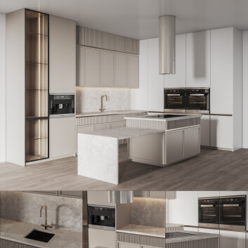 Cuisine  Set 038 Modèle 3D
