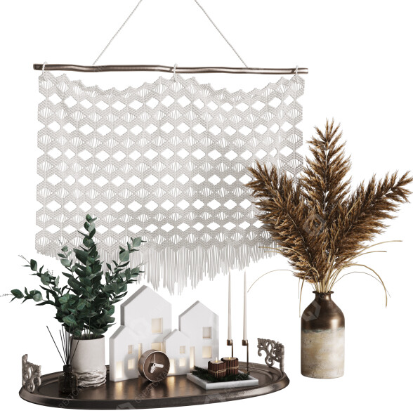 Декор Modern Set 3D модель