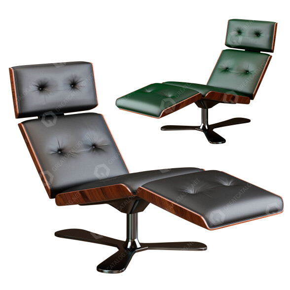 Chaise Longue Altek Armadillo 3D model
