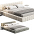 Кровать и тумбочки Casaspace Aurora Queen Size - babarikograf