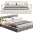 Кровать и тумбочки Casaspace Aurora Queen Size - babarikograf