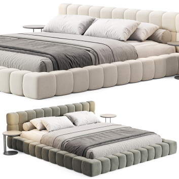 Ліжко та тумбочки Casaspace Aurora Queen Size
