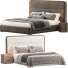 Bed and Bedside Tables Giorgetti Frame - Zikkoo