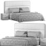Bed and Bedside Tables Giorgetti Frame - Zikkoo