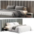 Cama y mesitas de noche Gallotti&Radice Yuki - babarikograf