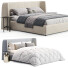 Cama y mesitas de noche Bonaldo Basket - babarikograf