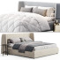 Cama y mesitas de noche Bonaldo Basket - babarikograf