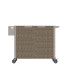 Carrito para alimentos Flexsteel Wicker Serving Buffet Cart - makarenkoarchicgi