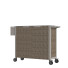 Carrito para alimentos Flexsteel Wicker Serving Buffet Cart - makarenkoarchicgi