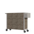 Carrito para alimentos Flexsteel Wicker Serving Buffet Cart - makarenkoarchicgi