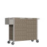 Carrito para alimentos Flexsteel Wicker Serving Buffet Cart - makarenkoarchicgi