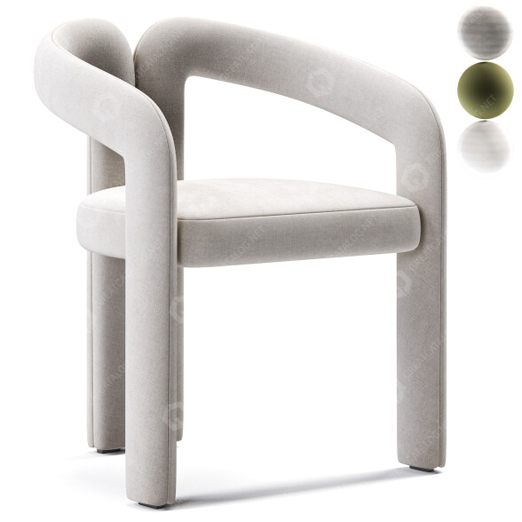 Стілець Cassina Dudet 3D модель