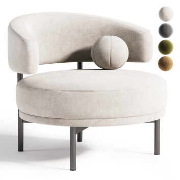 Крісло Bonaldo Neuilly Lounge 3D модель