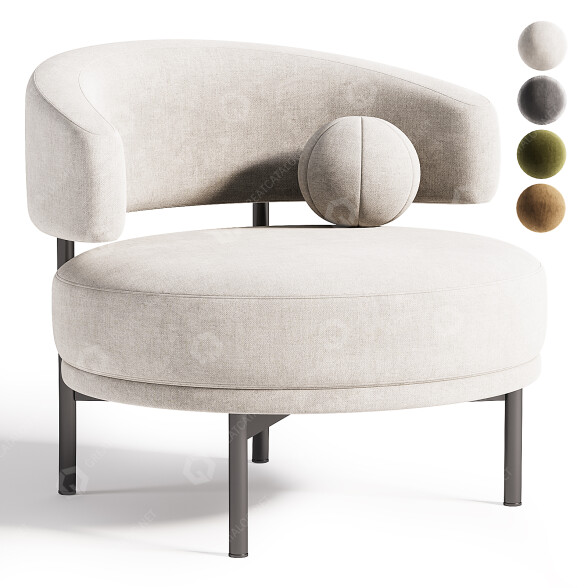 Крісло Bonaldo Neuilly Lounge 3D модель