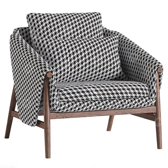 Fotel ENNE Gross model 3D
