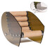 Armchair Mojow Exclusive MW 05 Safety Glass Soshagro - animexgroup