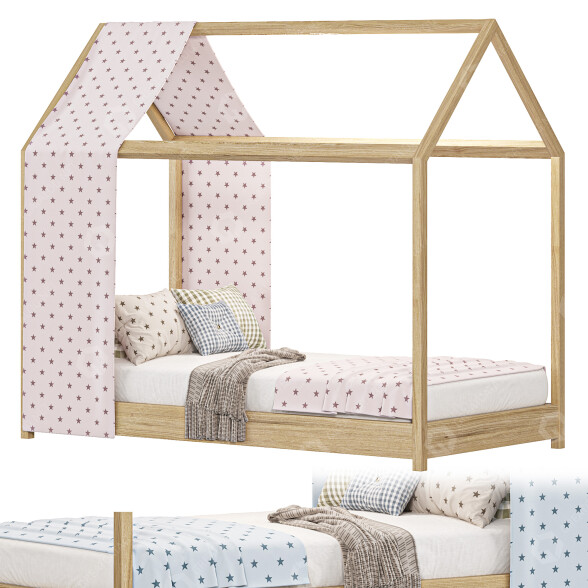 Cama Panama Modelo 3D