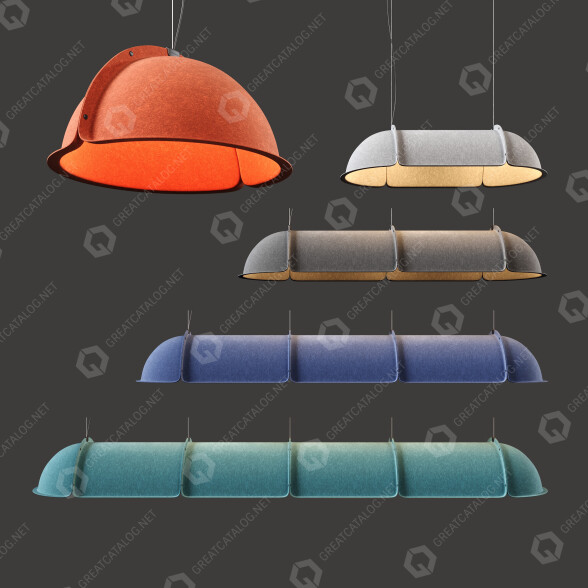 Lampes suspendues Atelje Lyktan Hood Mini modèle 3D