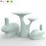 Дитячі столик та стільці Qeeboo Milano Rabbit Tree - axtam3d