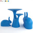 Дитячі столик та стільці Qeeboo Milano Rabbit Tree - axtam3d