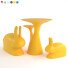 Дитячі столик та стільці Qeeboo Milano Rabbit Tree - axtam3d