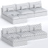 Sofa Sixpenny Aria Chaise Sectional - axtam3d