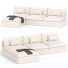 Sofa Sixpenny Aria Chaise Sectional - axtam3d