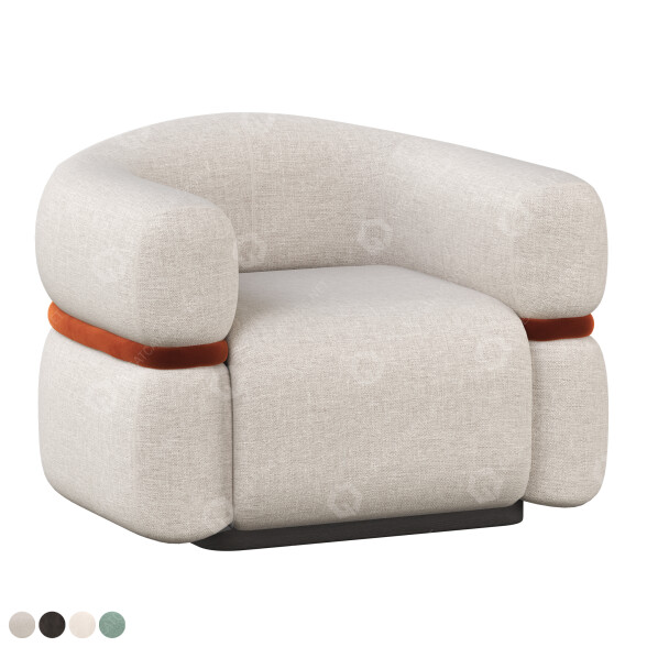 Крісло Dooq Malibu 3D модель