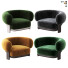 Fauteuil HC28 Cosmo Bol - axtam3d
