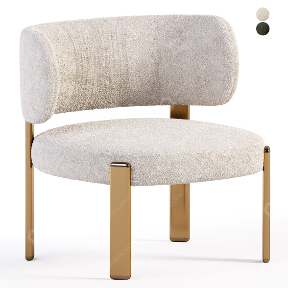 Fotel Turri Roma model 3D