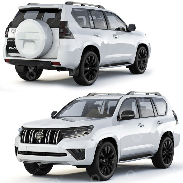Автомобіль Toyota Land Cruiser Prado VXL 2021 3D модель