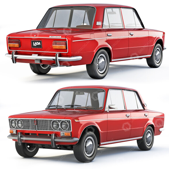Samochód Lada 2103 1972  by VAZ model 3D