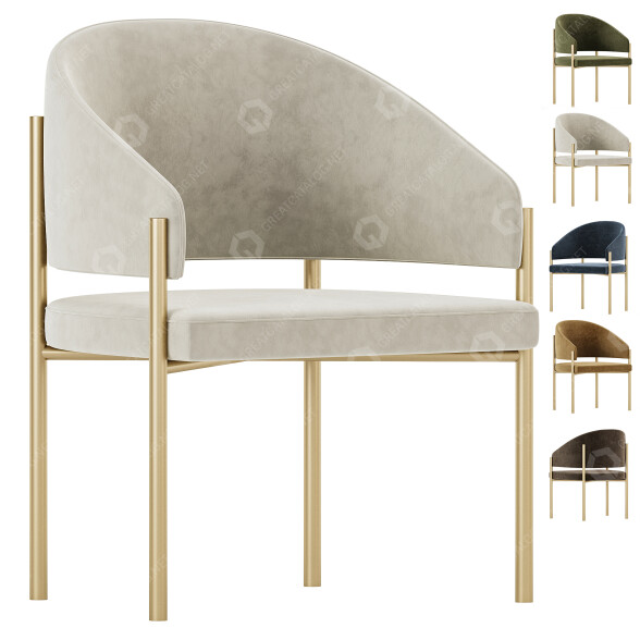 Krzesło Rove Concepts Solana model 3D