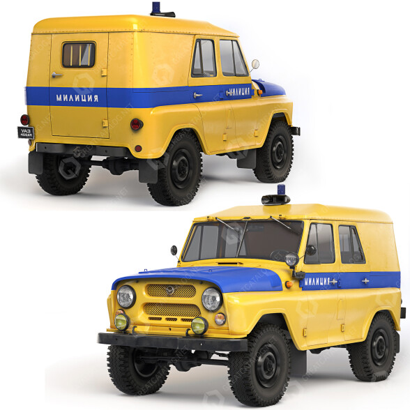 Coche UAZ 469 AP 1978 Modelo 3D