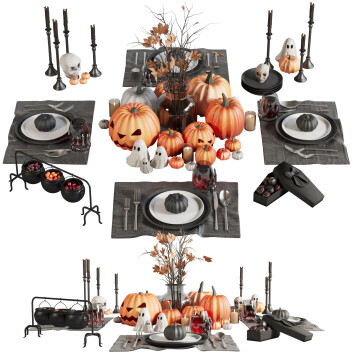 Посуд Halloween Set