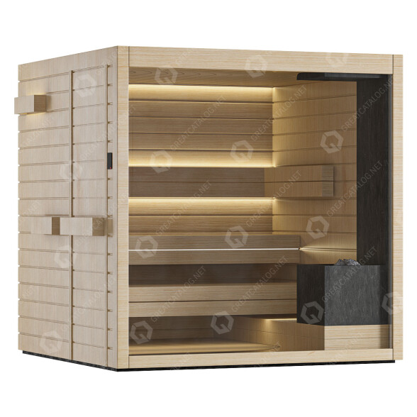 Sauna Auroom Finnish Modelo 3D