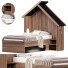 Ліжко Odacix Hausbett Sultan Montessori in Vogelhausdesign - abdujabborovabdumajit-41034