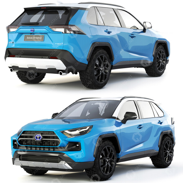 Coche Toyota RAV4 Adventure 2022 Modelo 3D