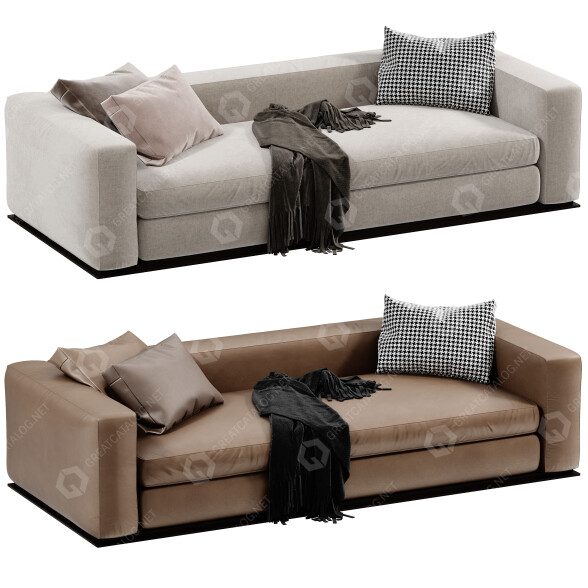 Sofa Minotti Leonard 2 3D model