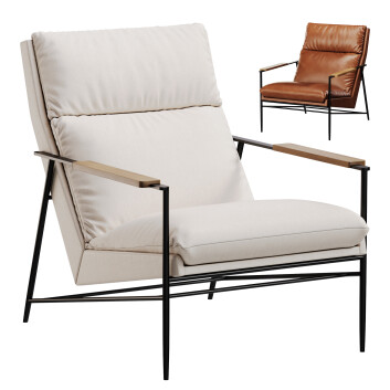 Крісло West Elm Kinsley 3D модель