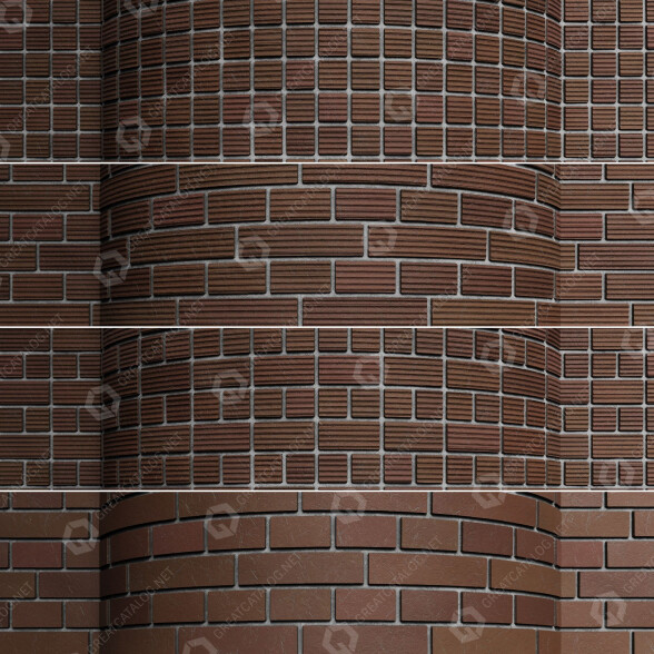 Кирпичи Seamless Material 006 3D модель