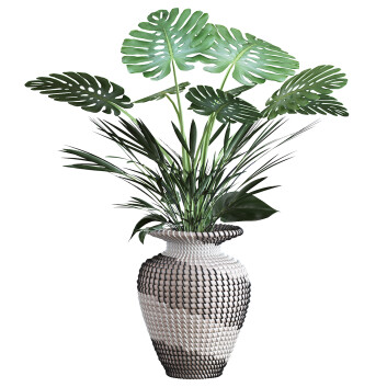Rattan Woven Handmade for Home Party Wedding Decor 3D модель